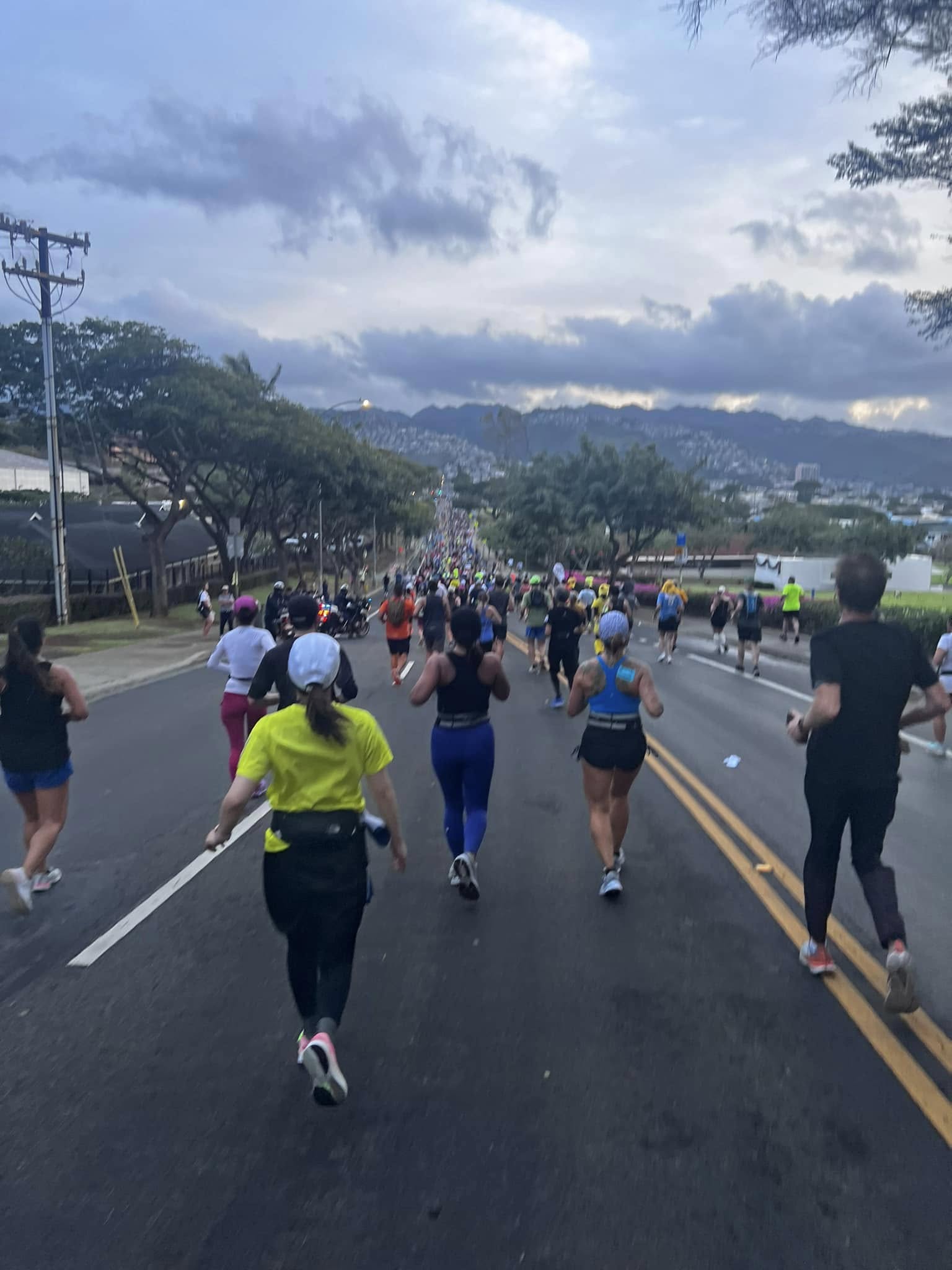 Todd and Melinda Wolfe at Honolulu Marathon