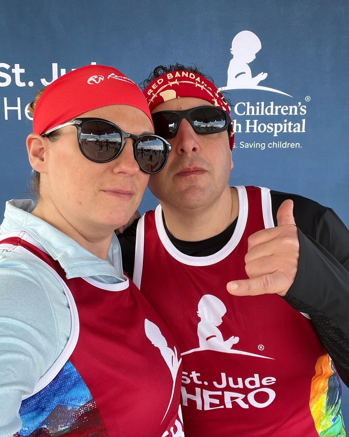 Todd and Melinda Wolfe at Rock ’n’ Roll Las Vegas Half Marathon