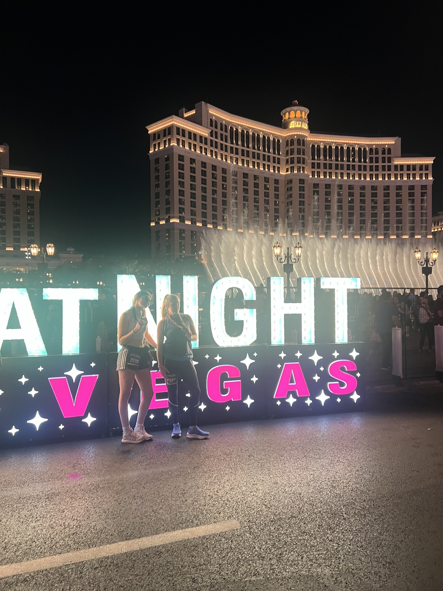 Todd and Melinda Wolfe at Rock ’n’ Roll Las Vegas Half Marathon