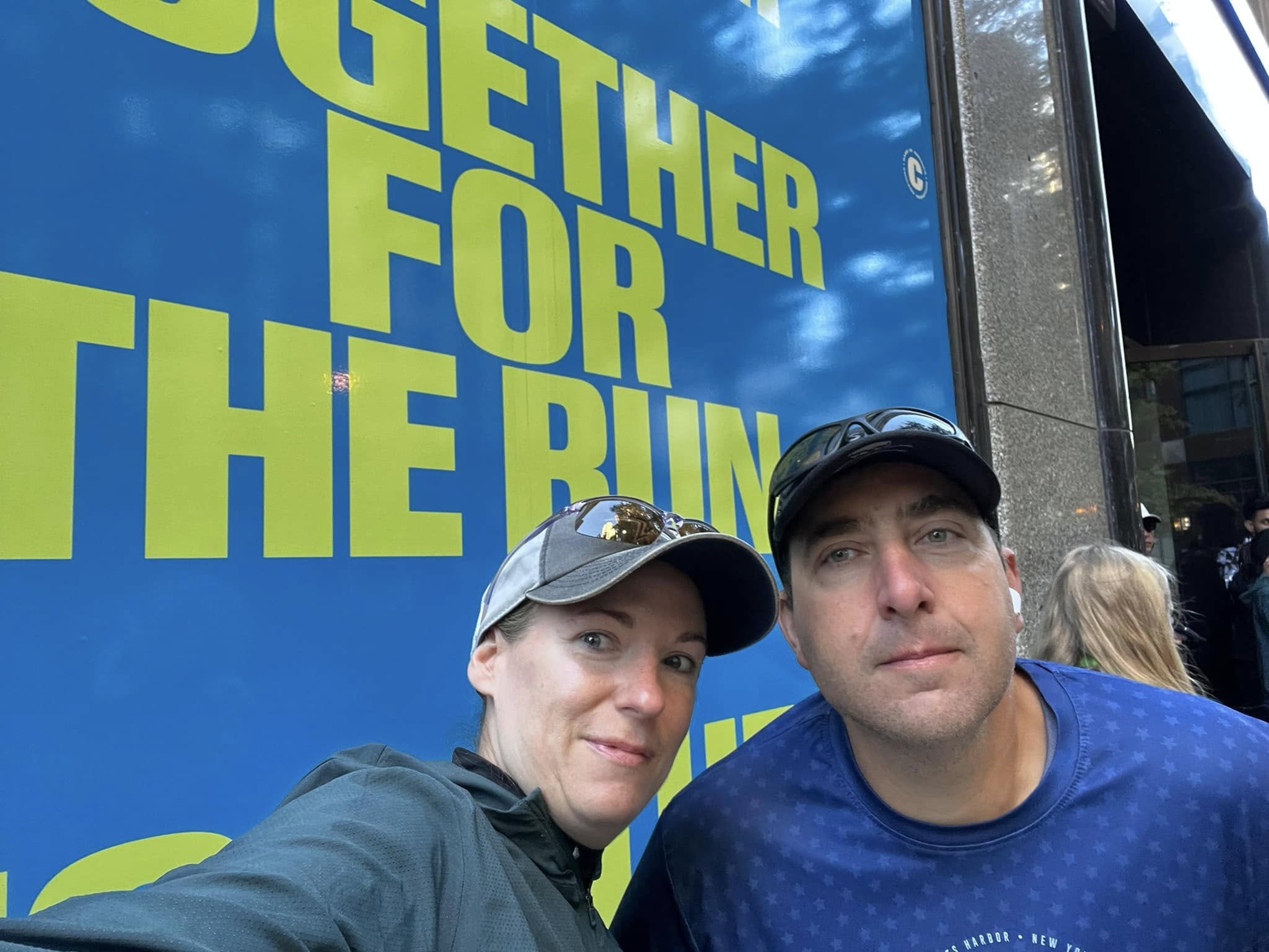 Todd and Melinda Wolfe at Bank of America Chicago Marathon
