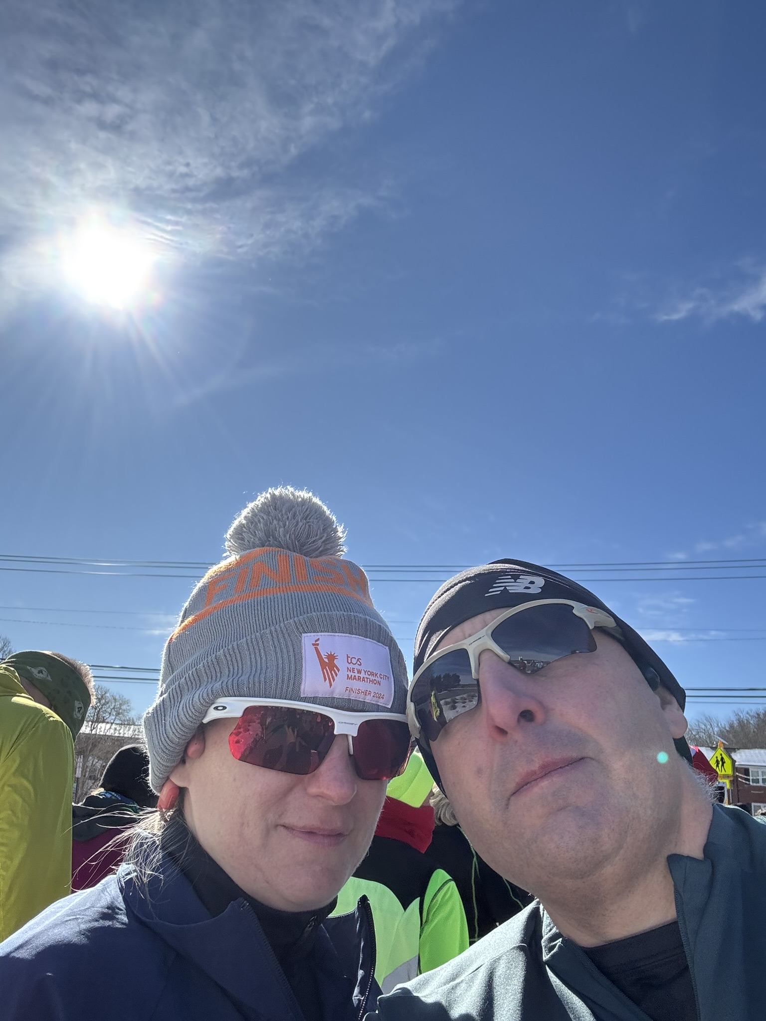 Todd and Melinda Wolfe at TCS New York City Marathon