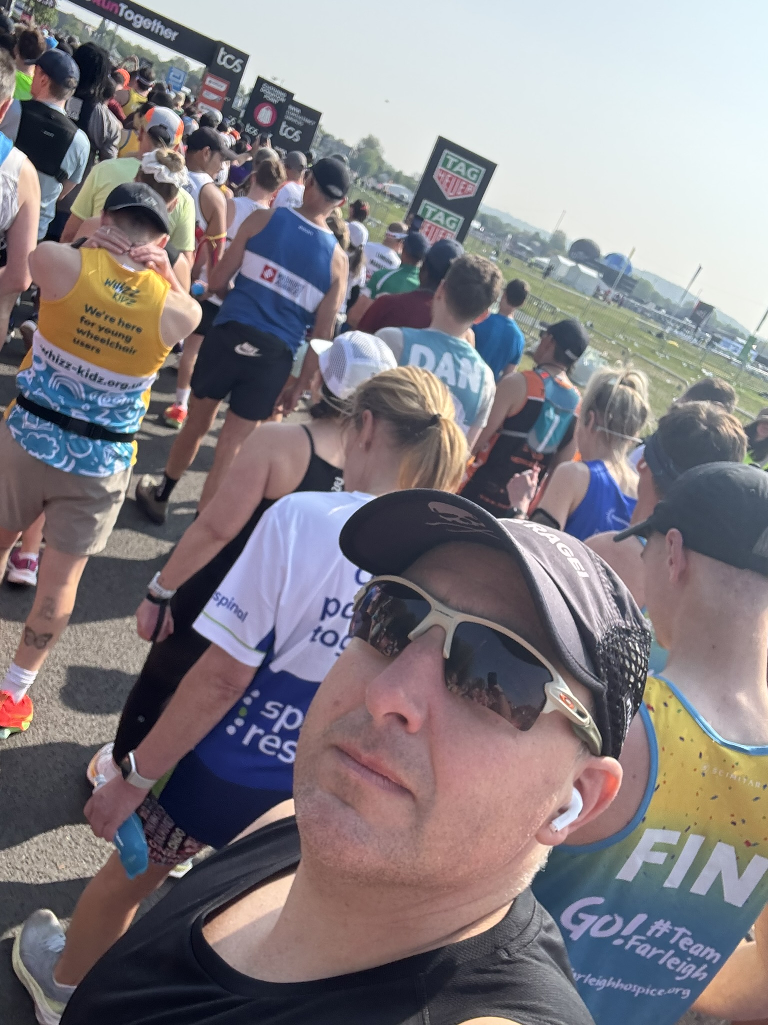 Todd and Melinda Wolfe at London Marathon
