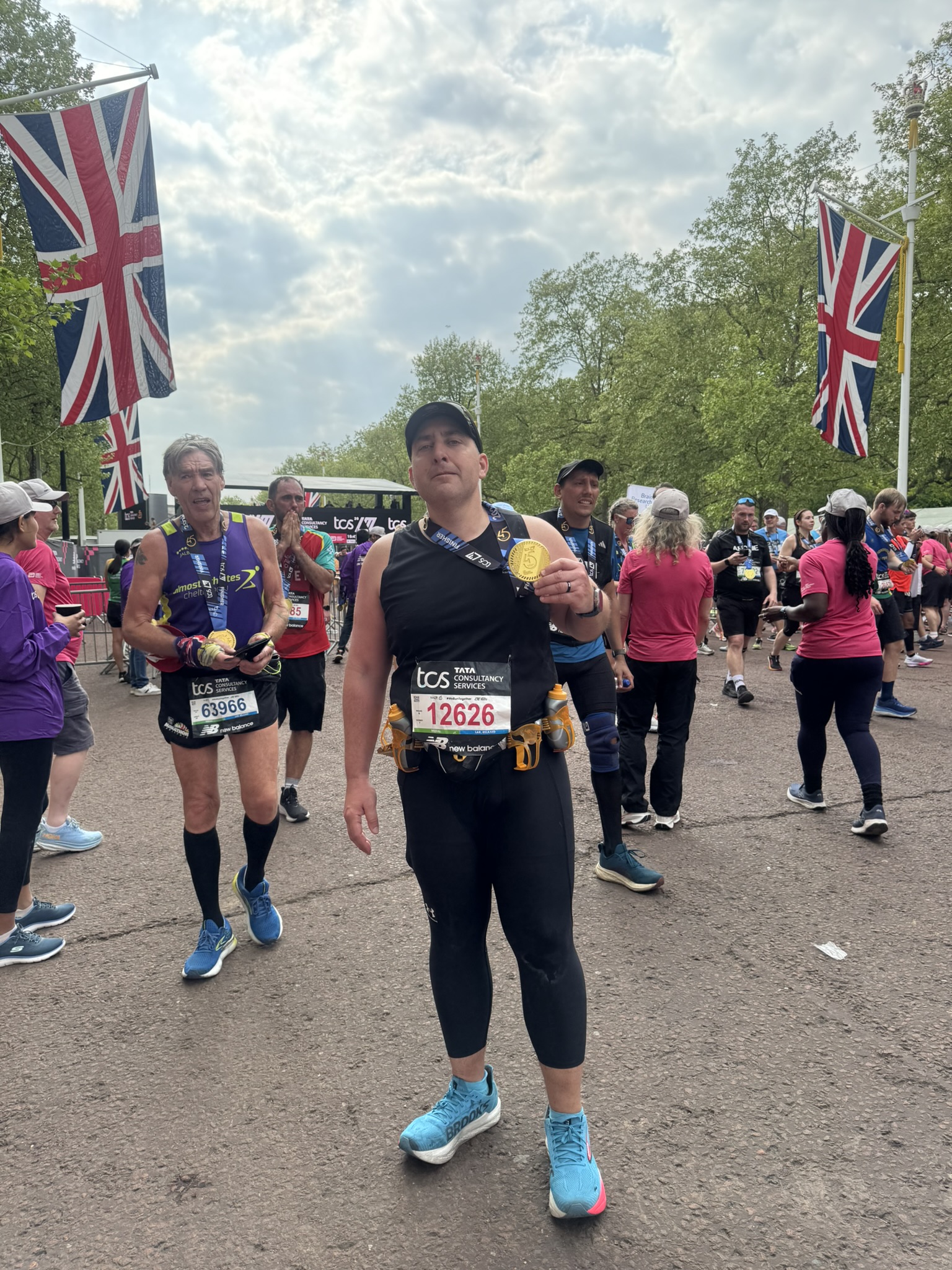 Todd and Melinda Wolfe at London Marathon