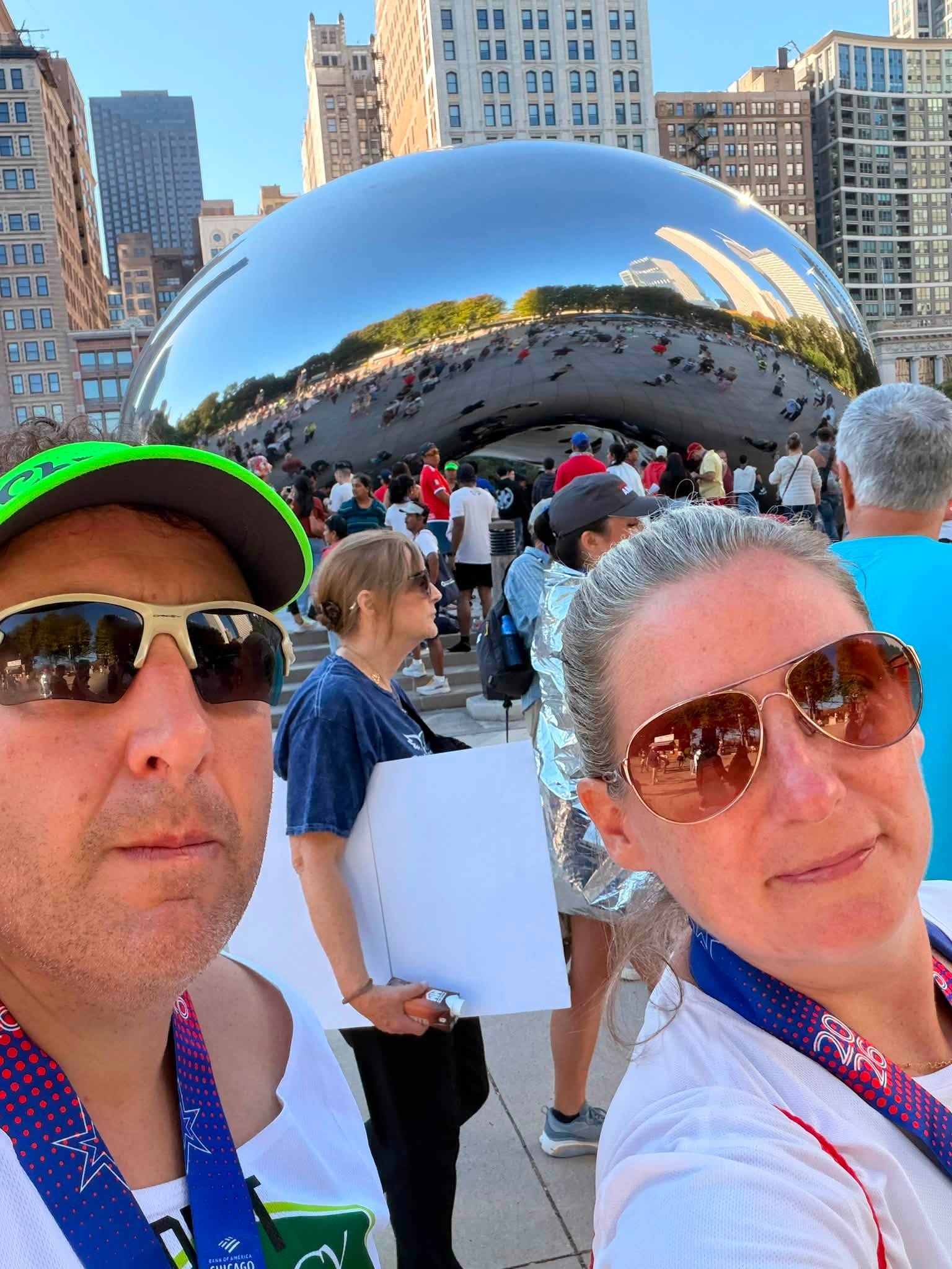 Chicago 2026 marathon memories from Todd and Melinda’s journey