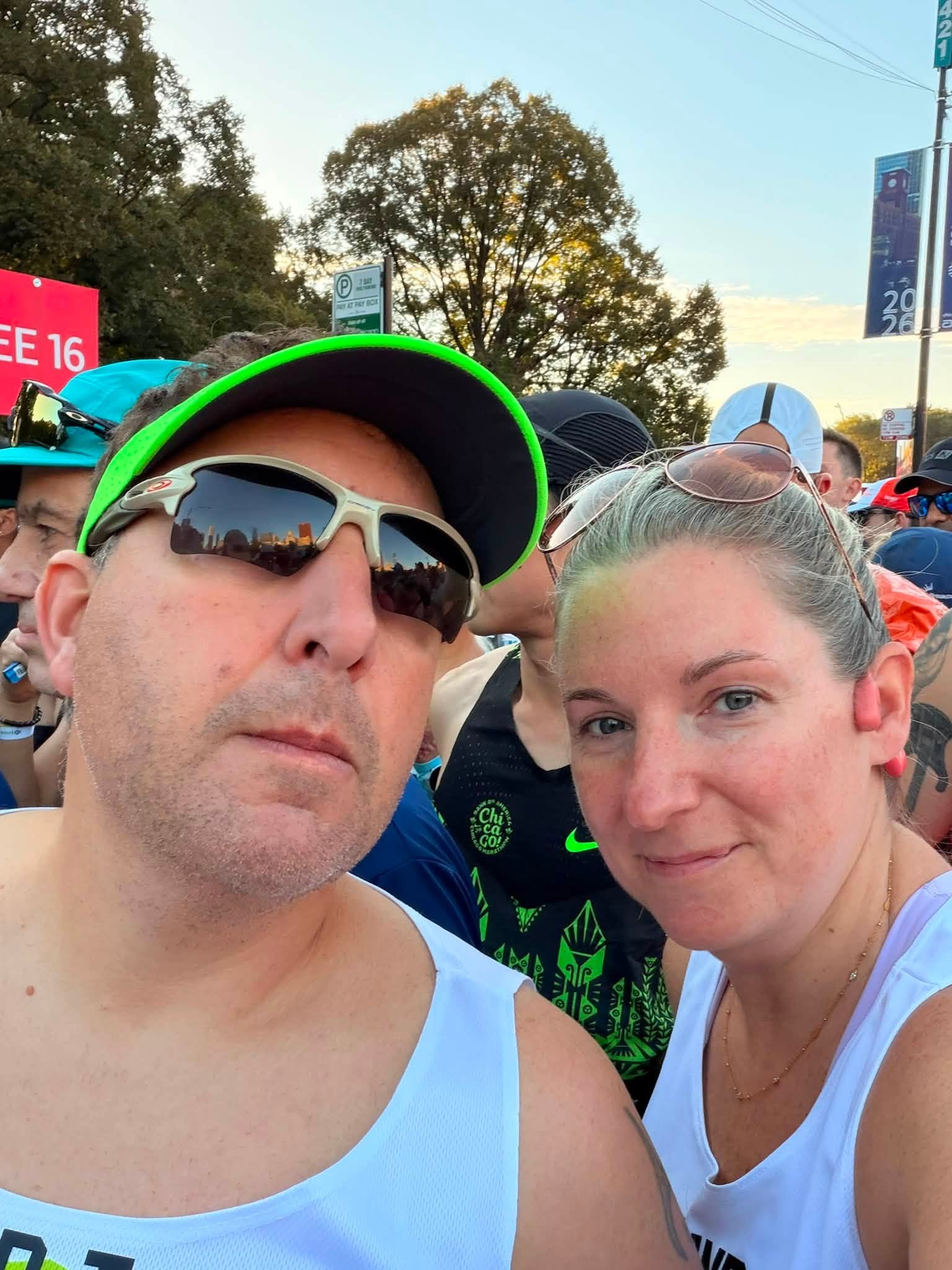 Chicago 2026 marathon memories from Todd and Melinda’s journey
