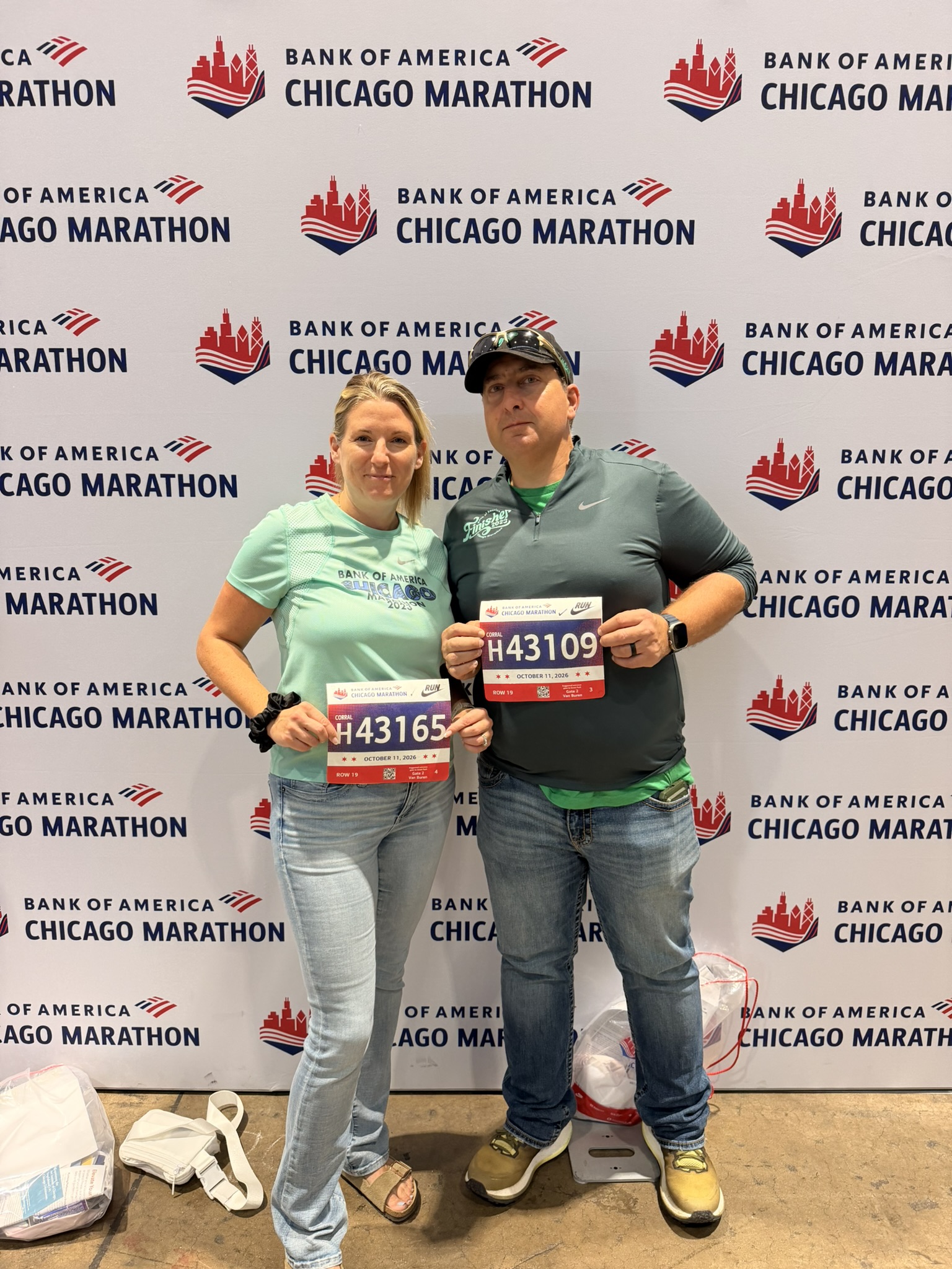 Chicago 2026 marathon memories from Todd and Melinda’s journey